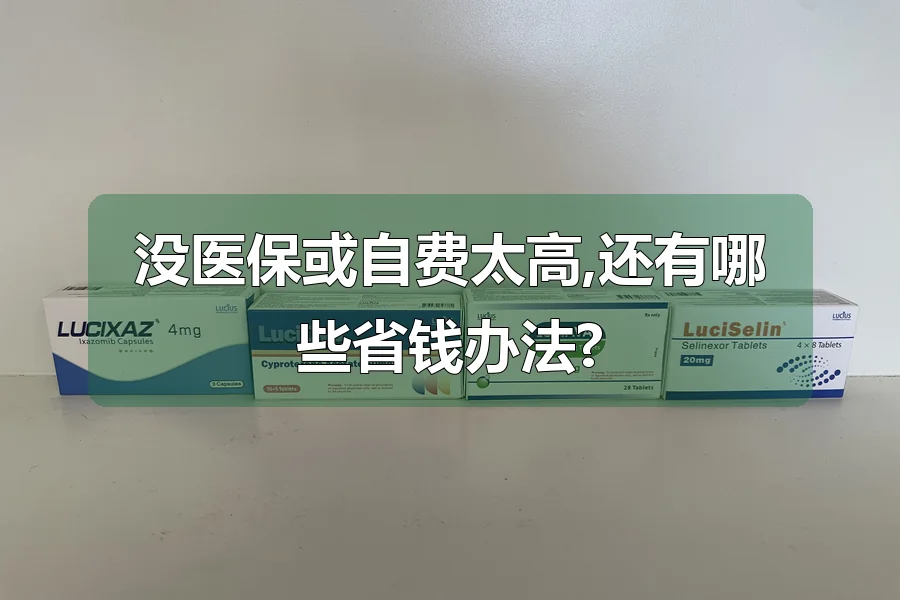 没医保或自费太高,还有哪些省钱办法?